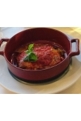 Parmigiana - spettacolare parmigiana, melanzane al pomodoro con mozzarella filante